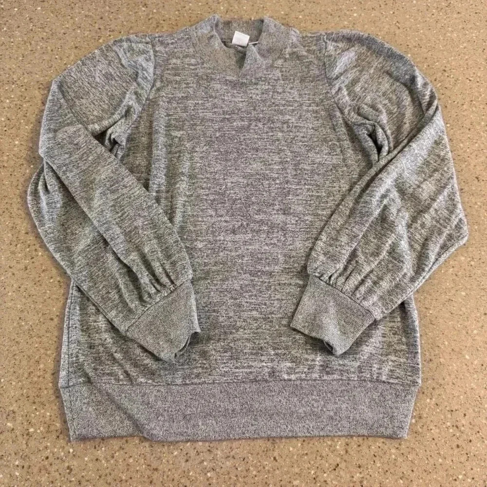 GAP Sweater Womens XS Lightweight Gray Long Sleeve Knit